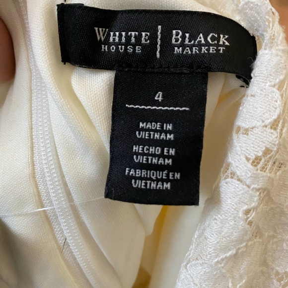 NWT WHBM Sleeveless Lace Sheath Dress - Picture 7 of 9